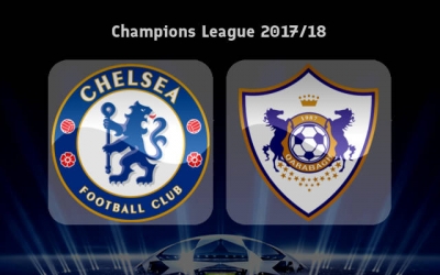 ՉԼ 2017/18 1-ին տուր. Չելսի - Քարաբագ հանդիպումը ուղիղ եթերում